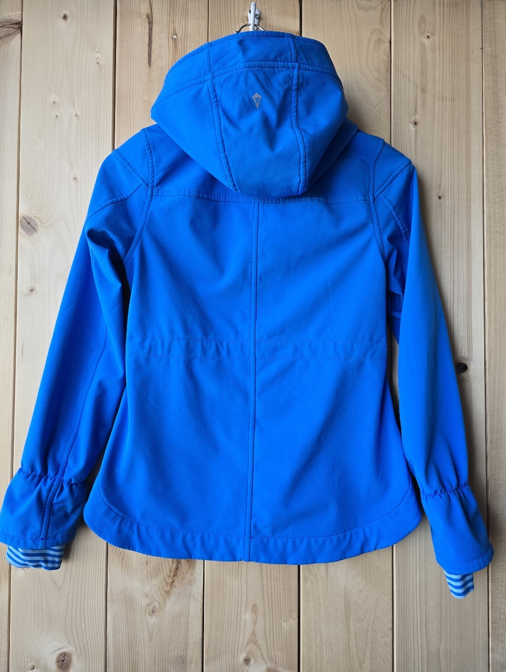 Ivivva Blue Zip Up Hooded Softshell Jacket Spring Youth Size 10 - Picture 9 of 11